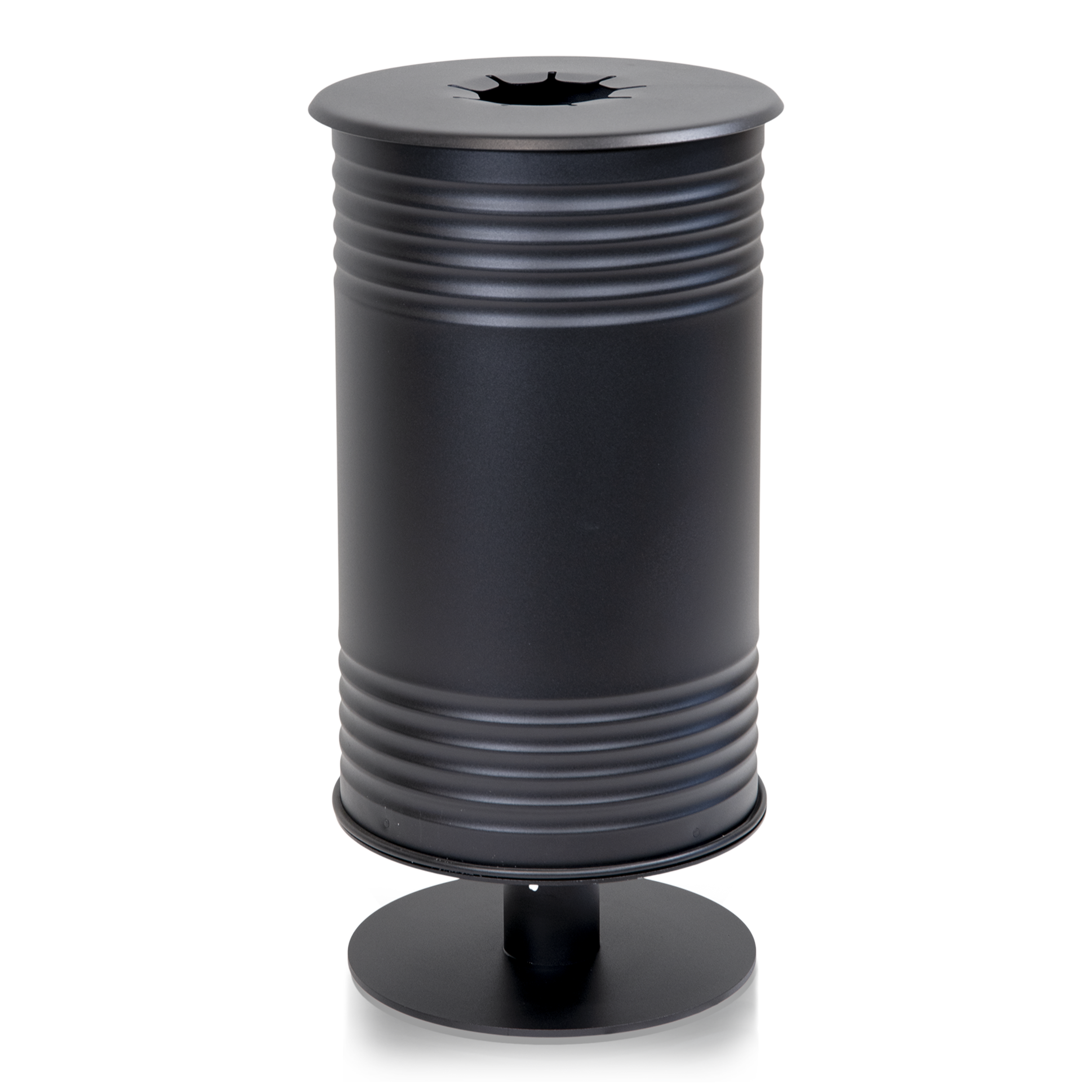 Waste Bin Tin, Can Deposit, Foot, Black