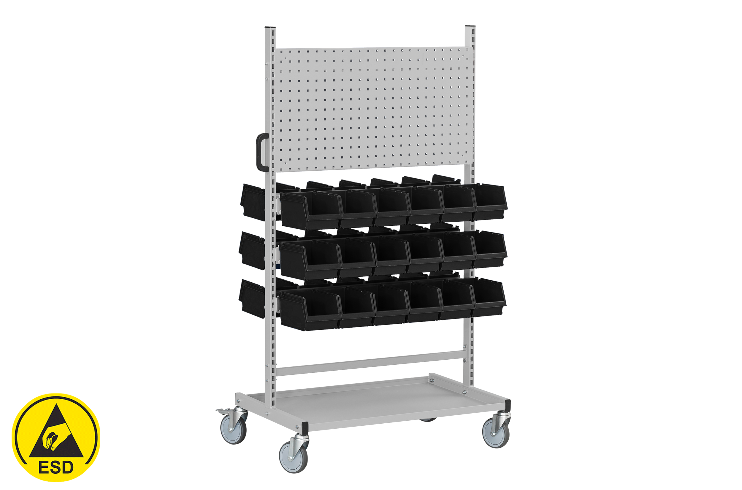 Komplett Montörvagn 150 2 inkl 36 Plastbackar ESD