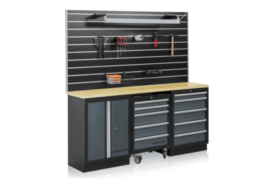 Garageinredning Homeworx Spårpanel Komplett 1