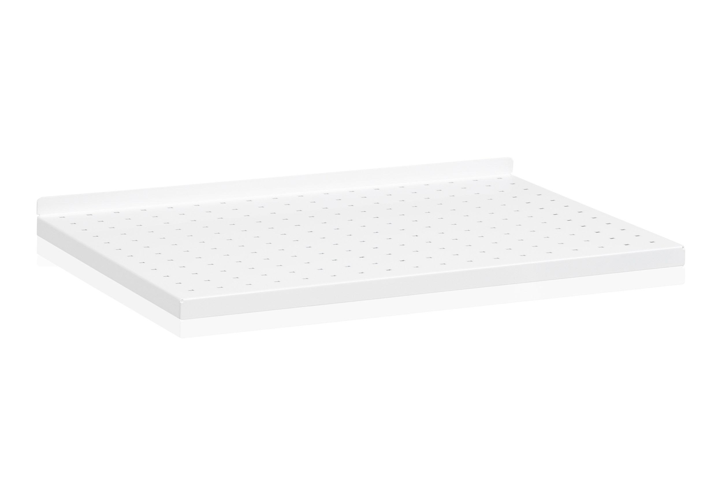 Steel Shelf Perforated 600x400 mm White