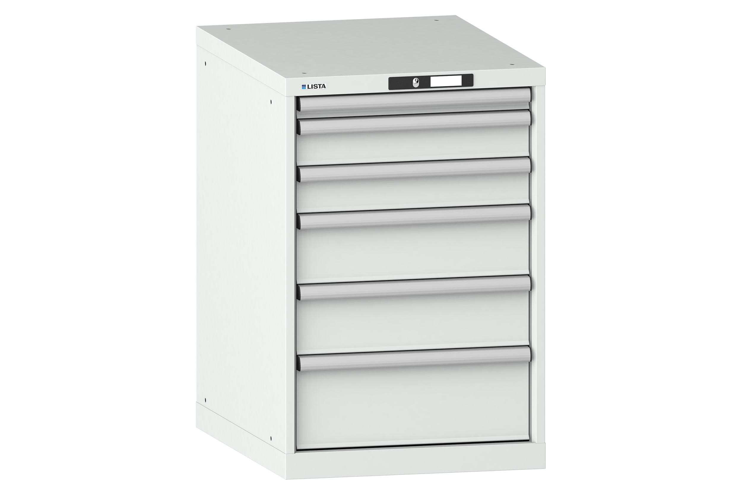 Verktygshurts LISTA 27x36 (BxDxH) 564x725x850 6 lådor 75 kg