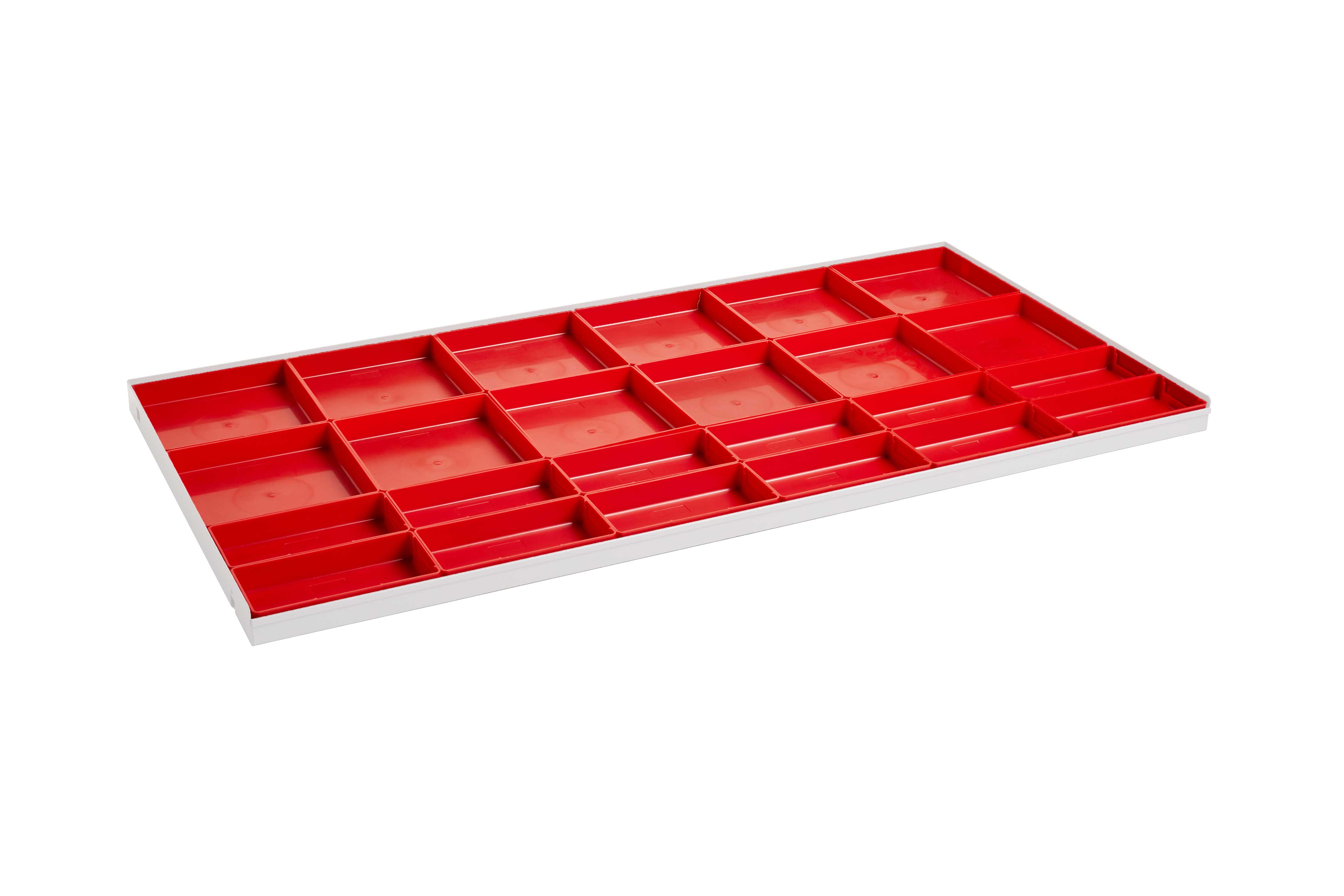 Lådinredning 900x450x35 mm Plastlådor Kombination 2