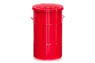 Avfallsbehållare 115 l Röd