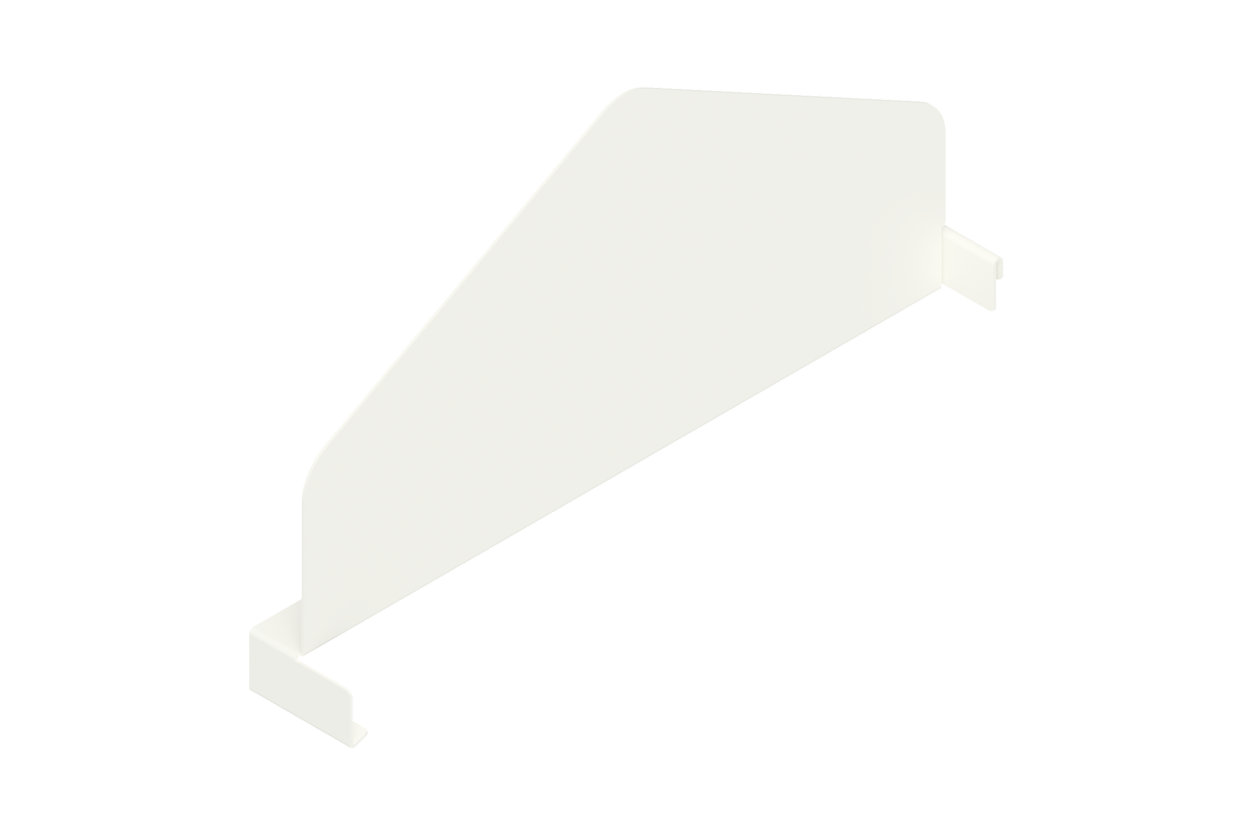 Avdelare Plåthylla 300 mm Vit