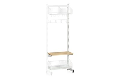 L-Stativ Tilläggssektion 600 mm Komplett 3 Vit