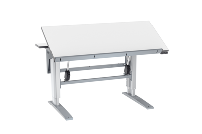 Neigbarer Tisch W400 1400x800 mm mit geteilter Tischplatte
