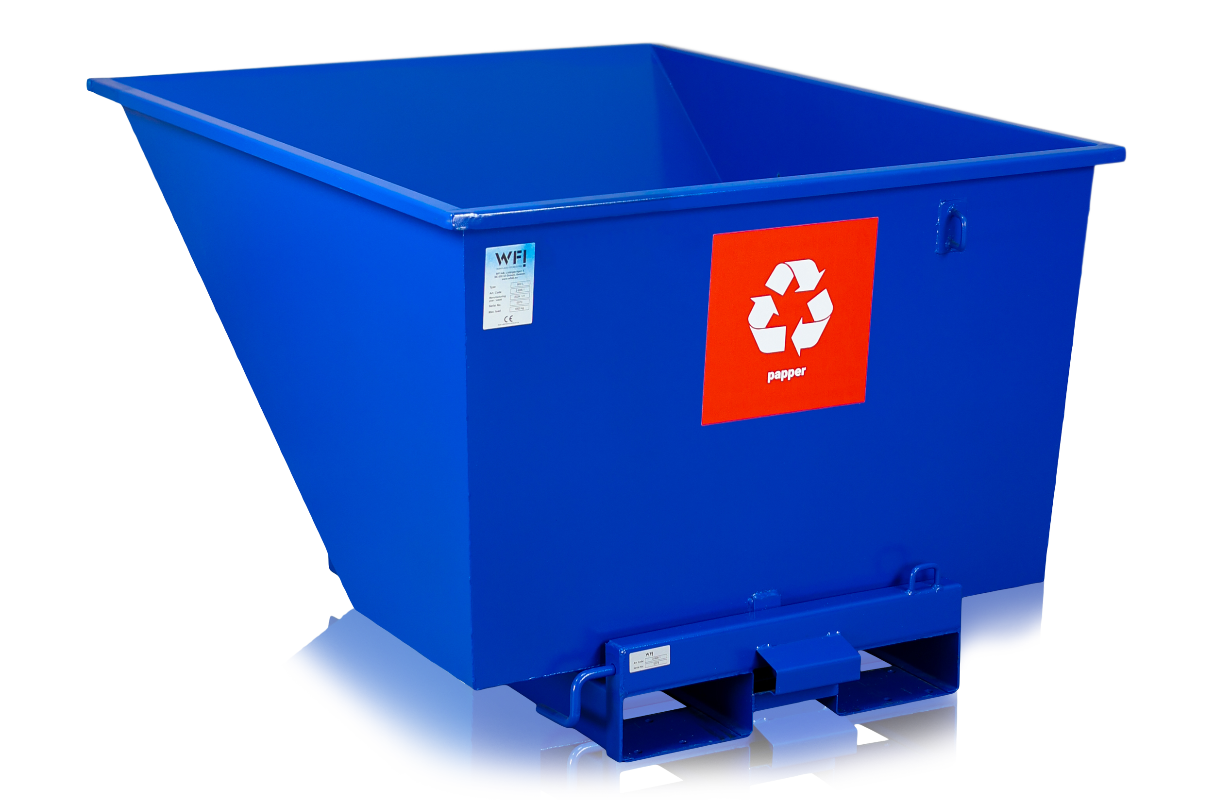 Magnetmatta "Papper" 300x300 mm Röd