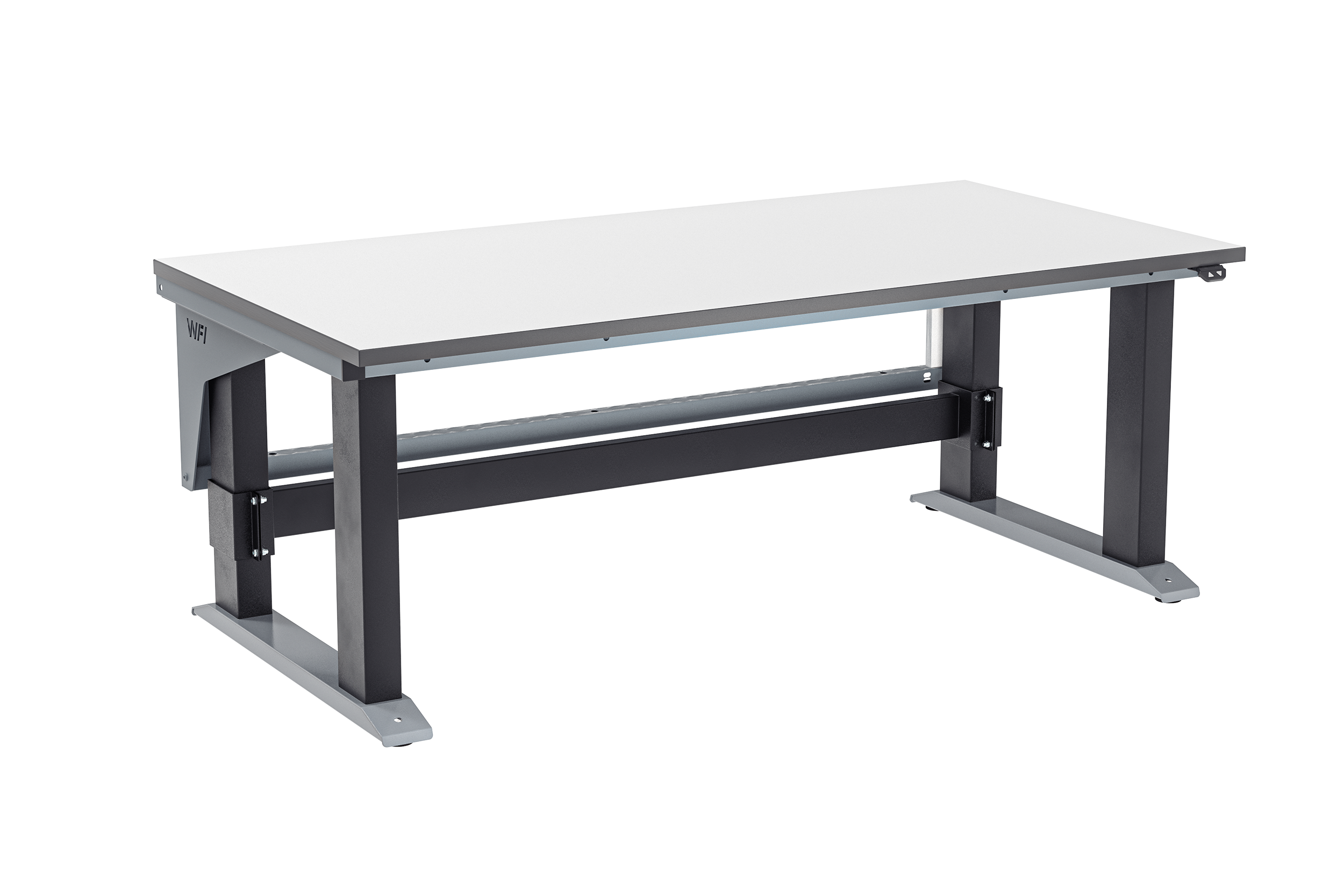 Arbetsbord W280 1600x800 mm Grå Laminat
