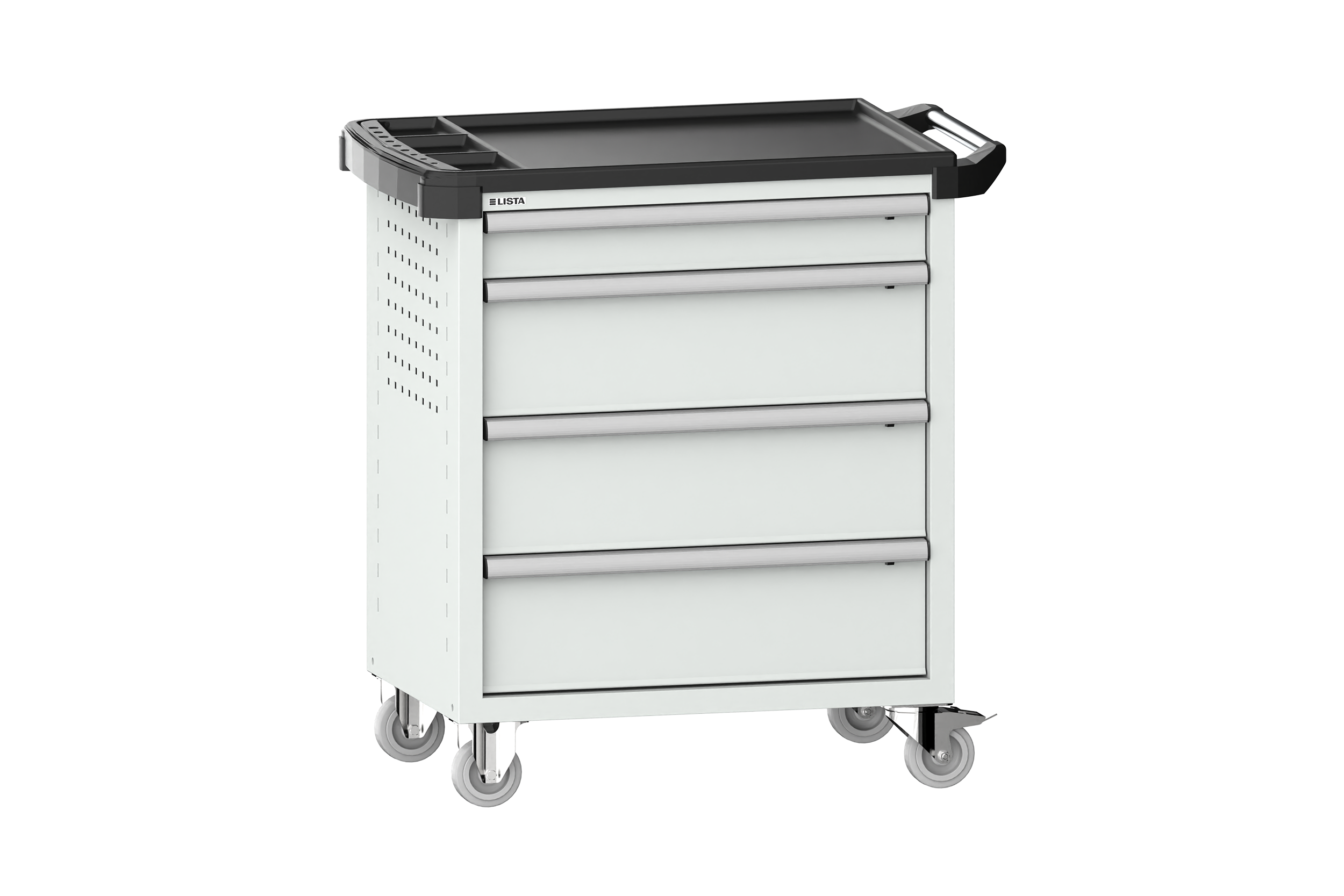 Verktygsvagn LISTA 36x27 4 lådor ABS