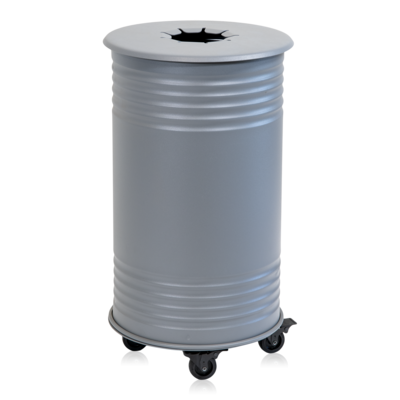 Avfallsbehållare Tin, Pant, Hjul, Grå