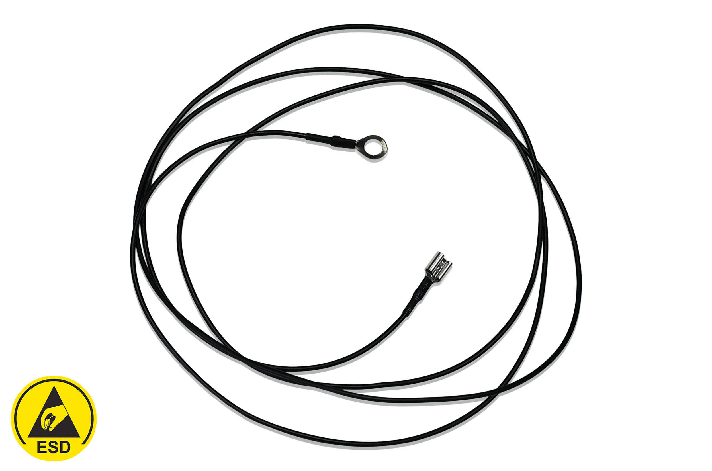 Jordkabel flatstift inkl ringkabelsko 6 mm 1,5 m