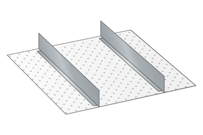 Lådinredning metall 179, 27x27, H=250mm