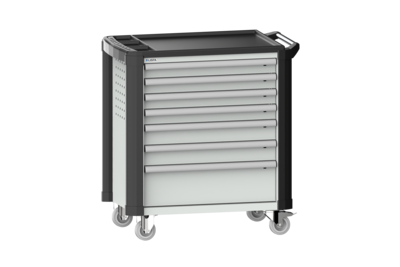 Verktygsvagn LISTA 36x27 7 lådor ABS + Hörnskydd