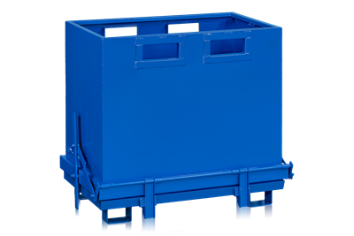 Bottentömmande Container 1000 l Blå