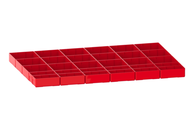 Lådinredning plast kit 25, 54x36, H=75mm