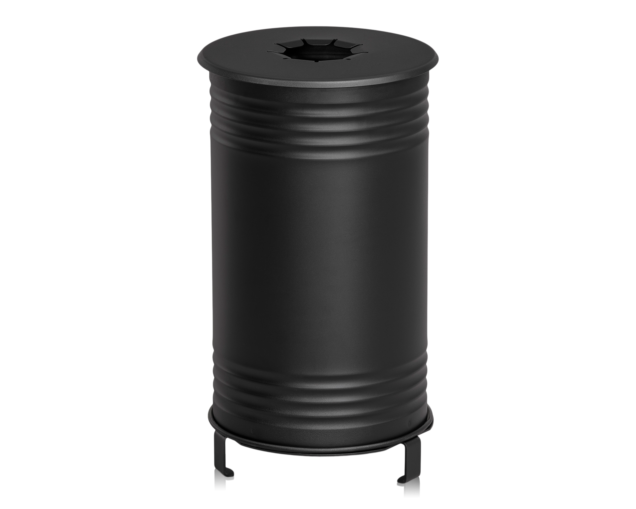 Waste Bin Tin, Can Deposit, Black