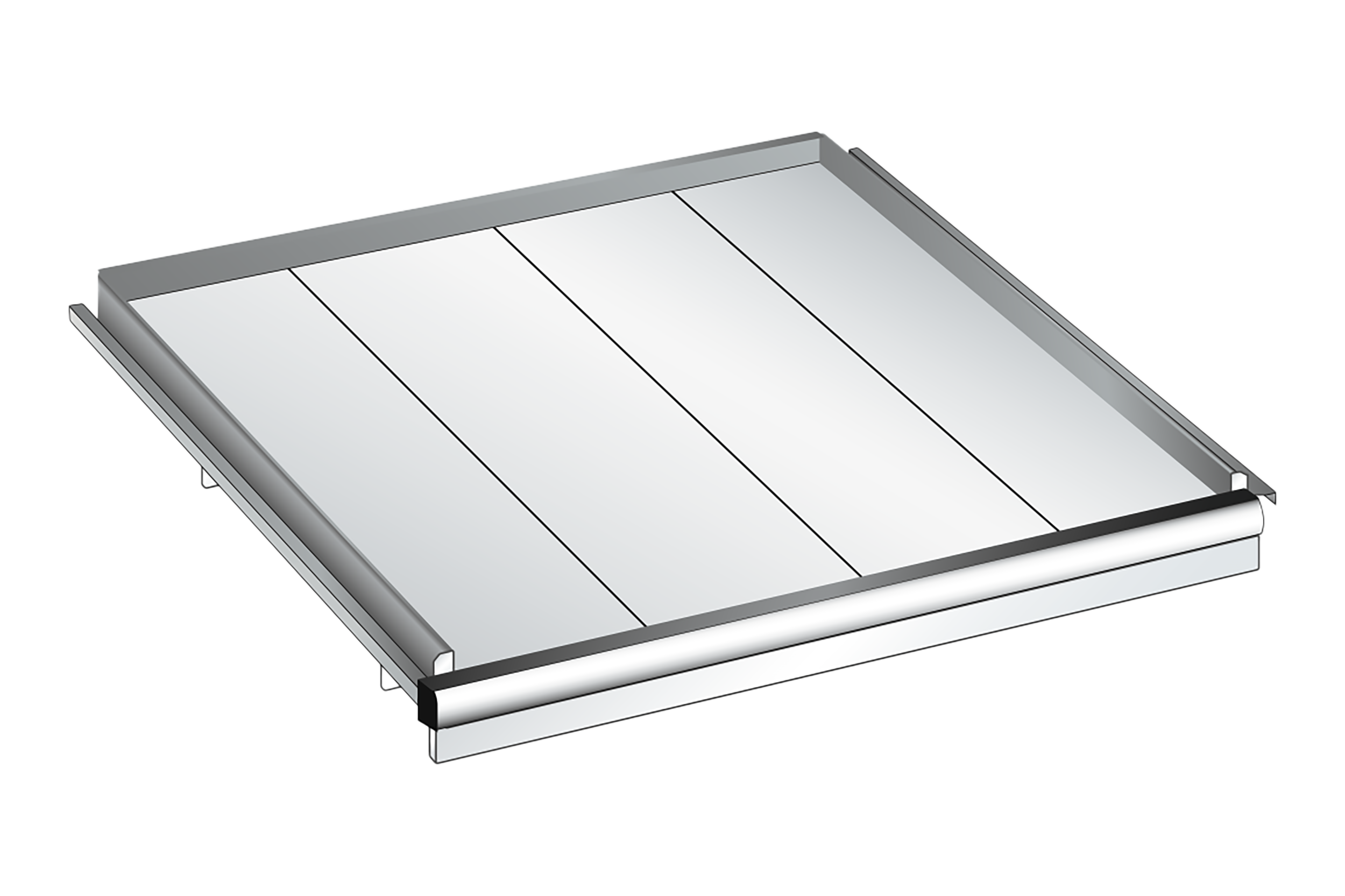 Utdragbar hylla LISTA 54x36