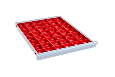 Lådinredning 50 mm Plastlådor Kombination 6