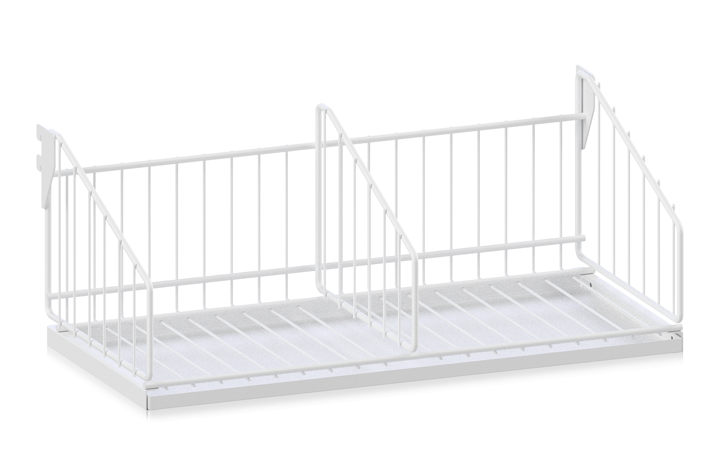 Shoe Shelf including Drip Tray 600 mm White