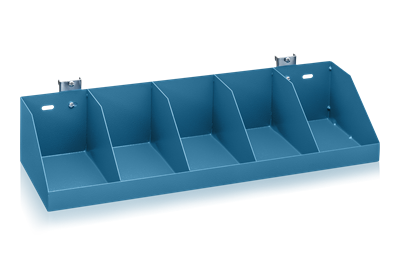 Shelf Tray 500x170x10 mm 1-Pack Blue, RAL 5009