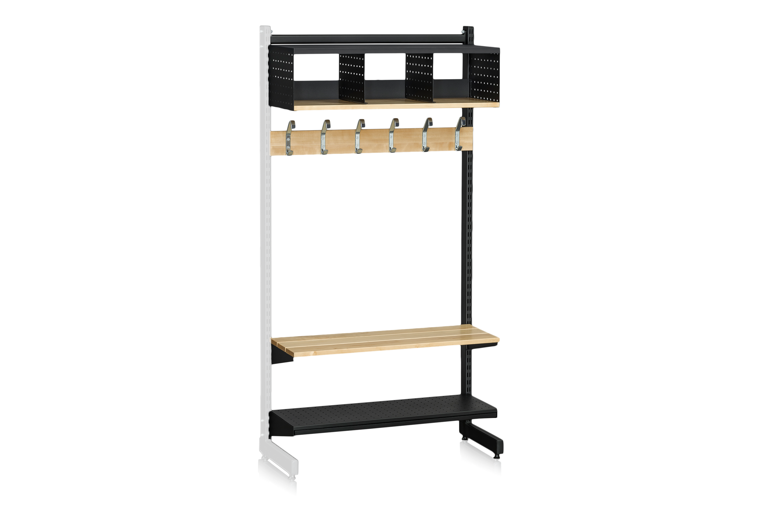 L-Stand Extension 900 mm Complete 4 Black