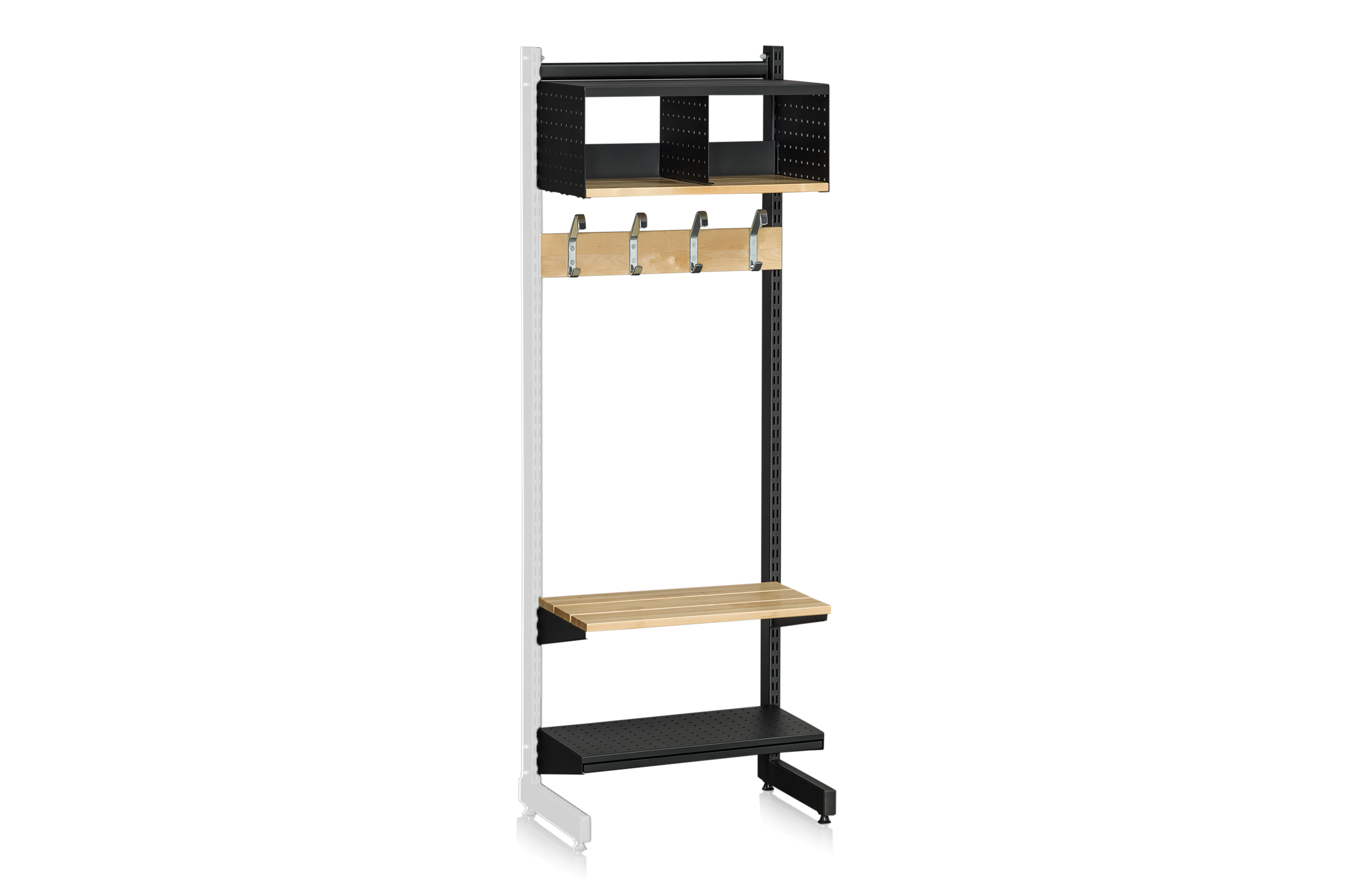 L-Stand Extension 600 mm Complete 4 Black