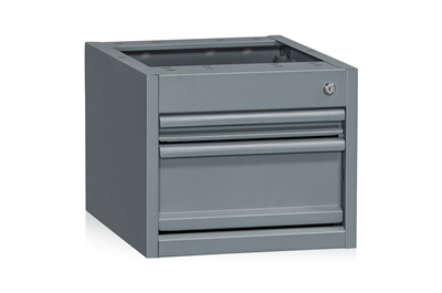 Storage Drawer Unit Grey 1x50 1x150 mm