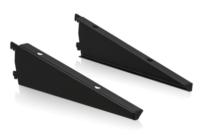 Hyllkonsoler Vinklingsbara 400 mm Svart