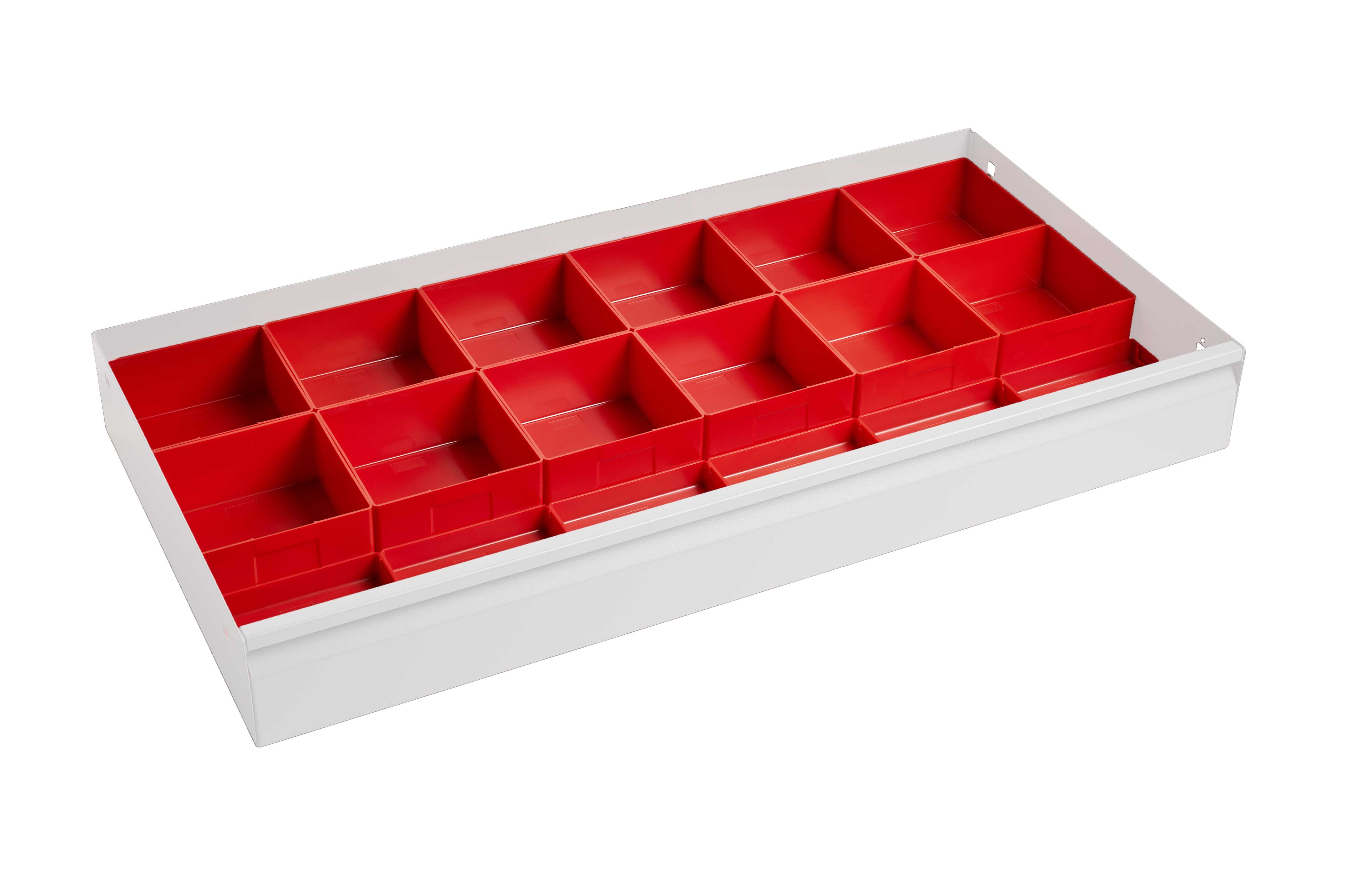 Lådinredning 900x450x100 mm Plastlådor Kombination 2