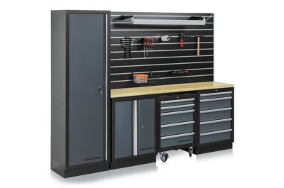 Garageinredning Homeworx Spårpanel Komplett 2