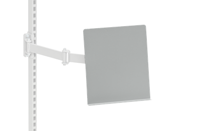 Document Holder 290x330 mm Grey for Flexible Arm