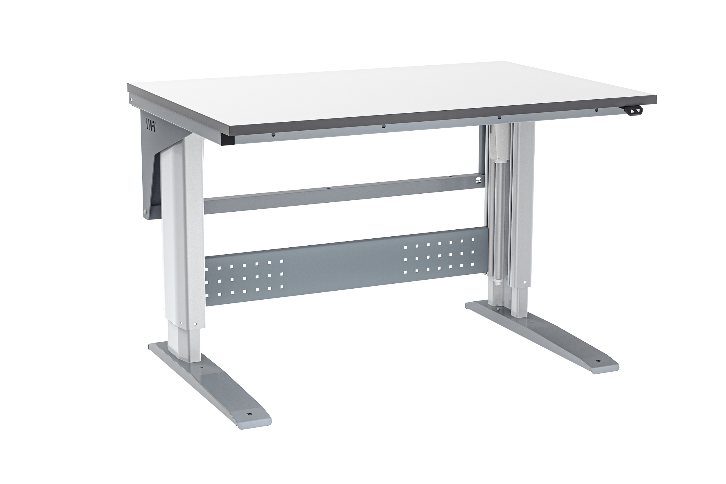 Arbetsbord W400 1200x800 mm Grå Laminat