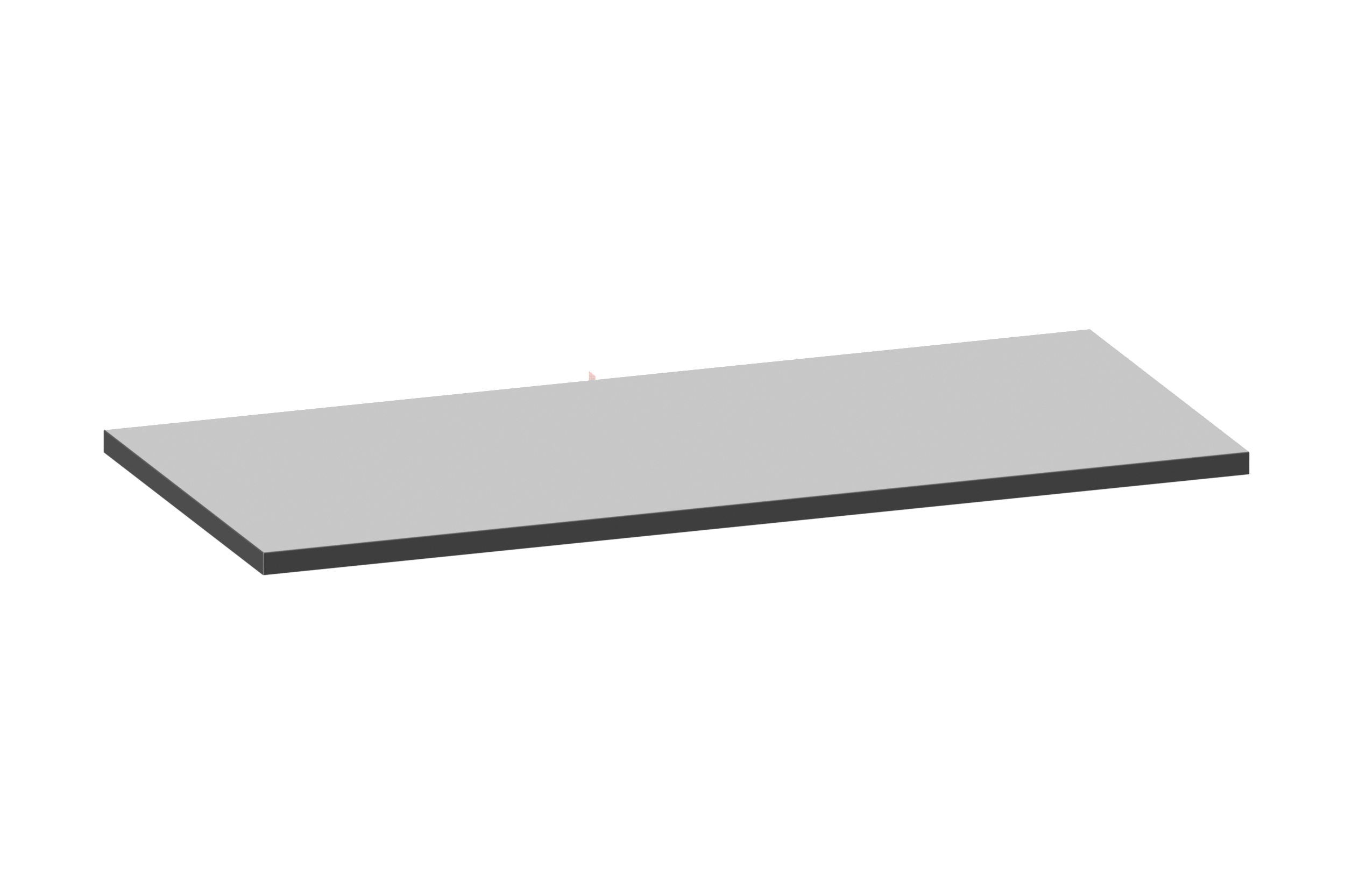 Bordsskiva 1800x800x40 mm Grå Laminat