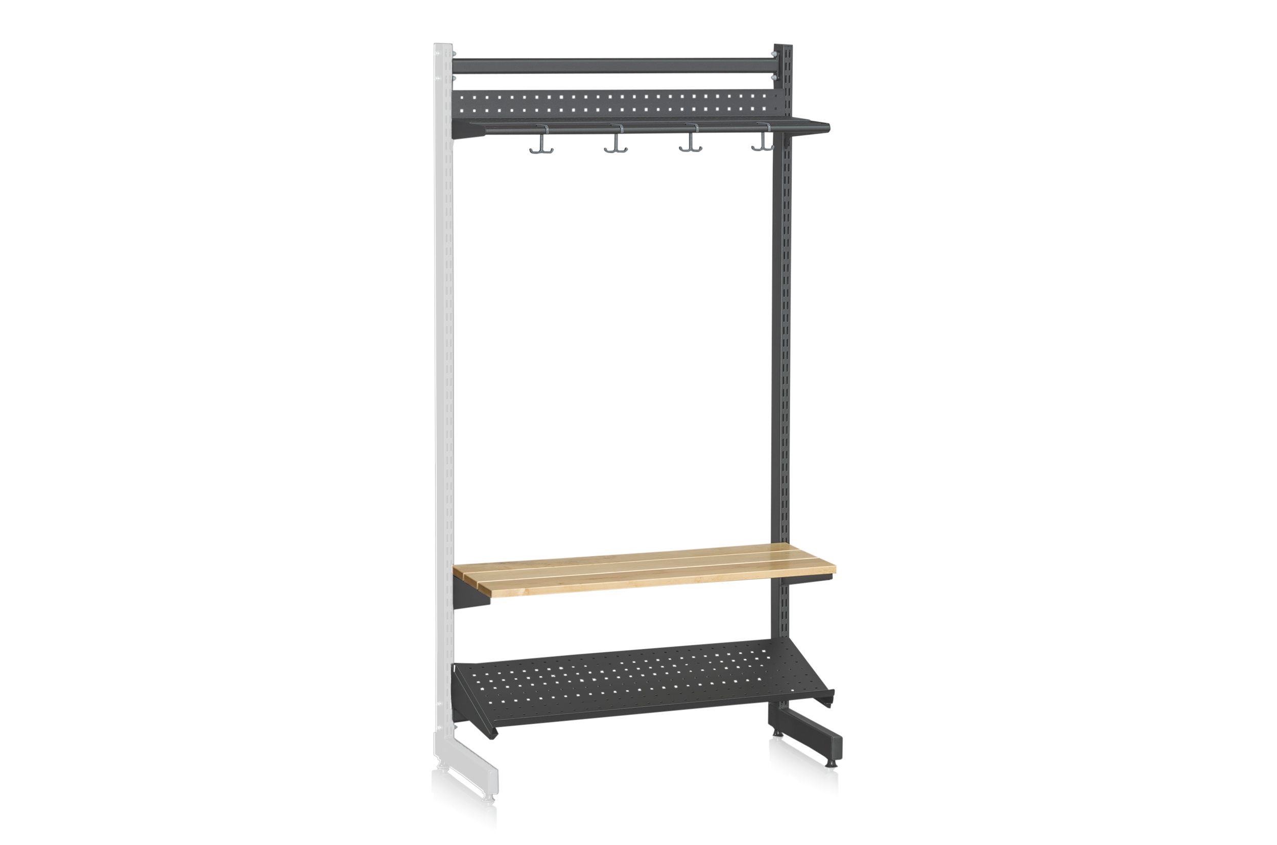 L-Stand Extension 900 mm Complete 5 Grey